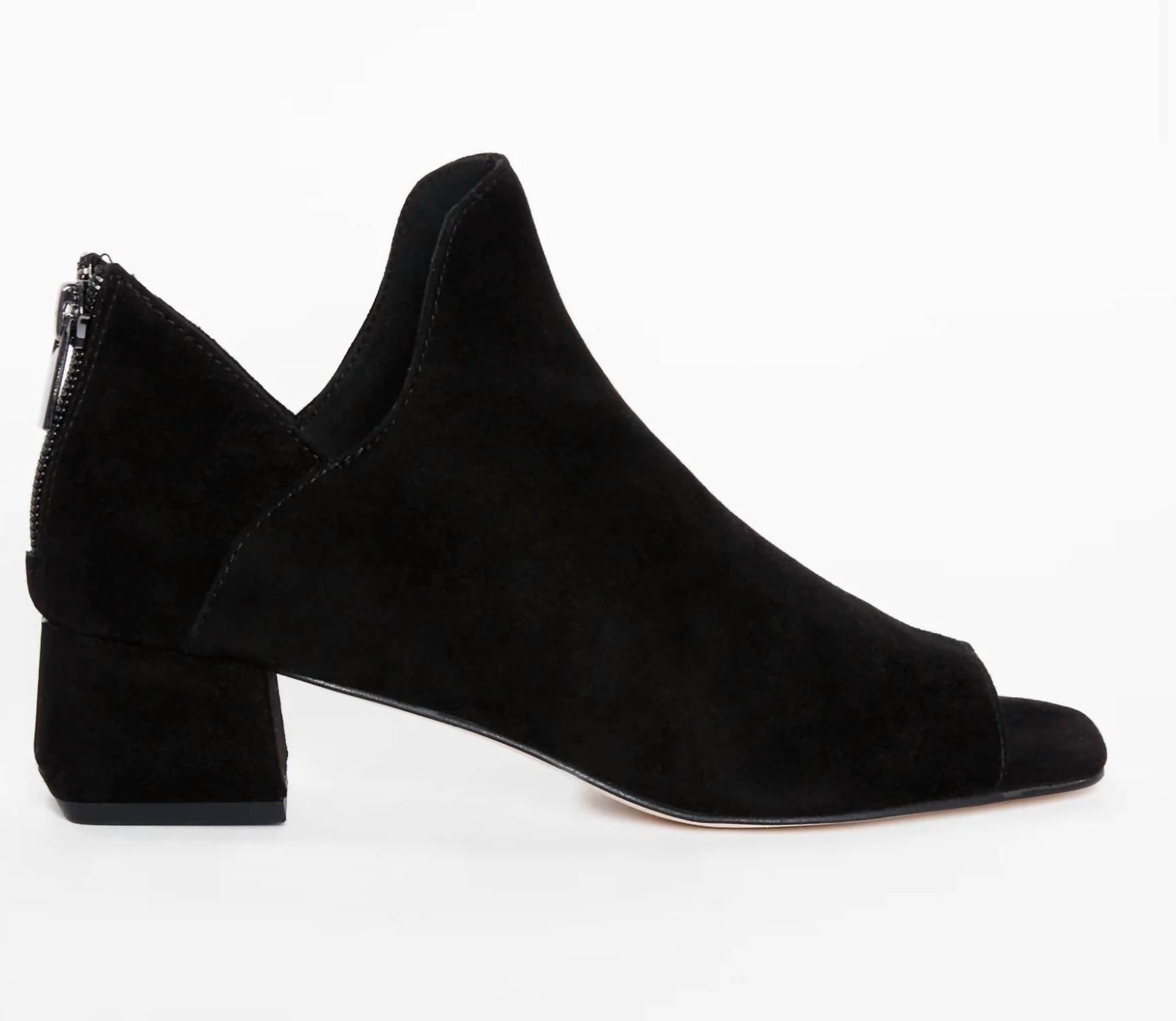 Pelle Moda - Women's Vonn Open Toe Suede Bootie