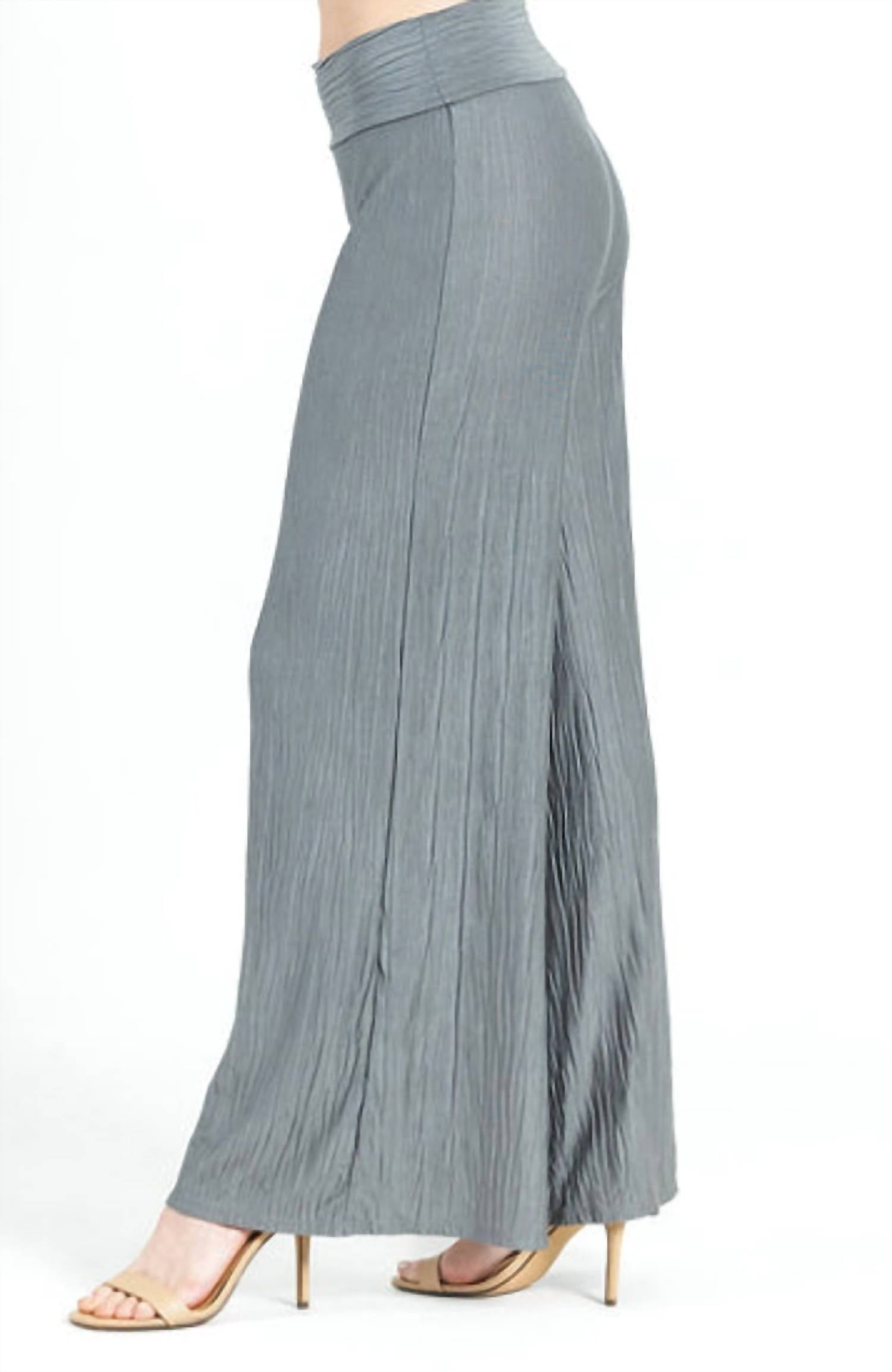 Clara Sunwoo - Soft Pleat Knit Palazzo Pant