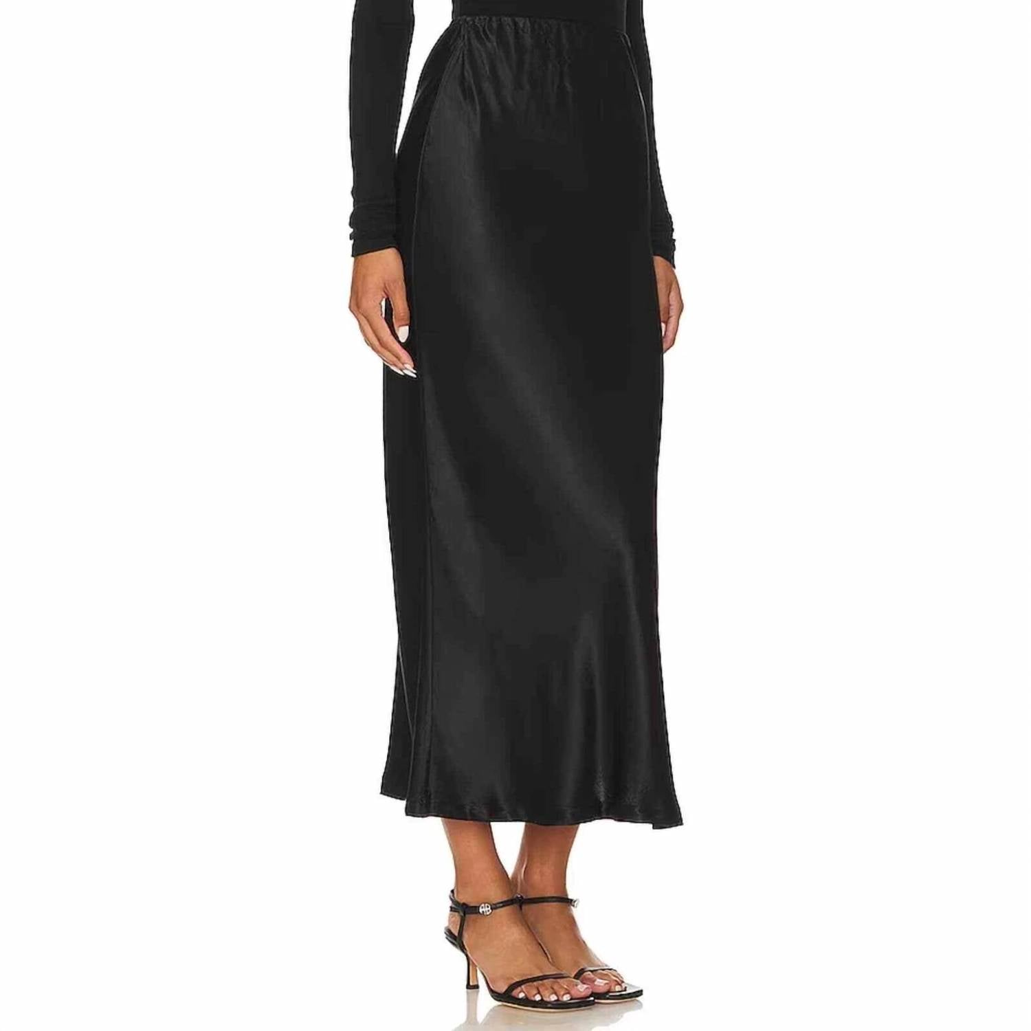 Enza Costa - Satin Bias Maxi Skirt