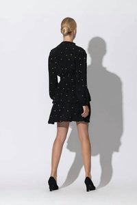 Lusana - Ilza V-Neck Mini Dress
