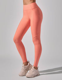 HEROINE SPORT Dalia High-performance Legging in coral - women's pants - view 5