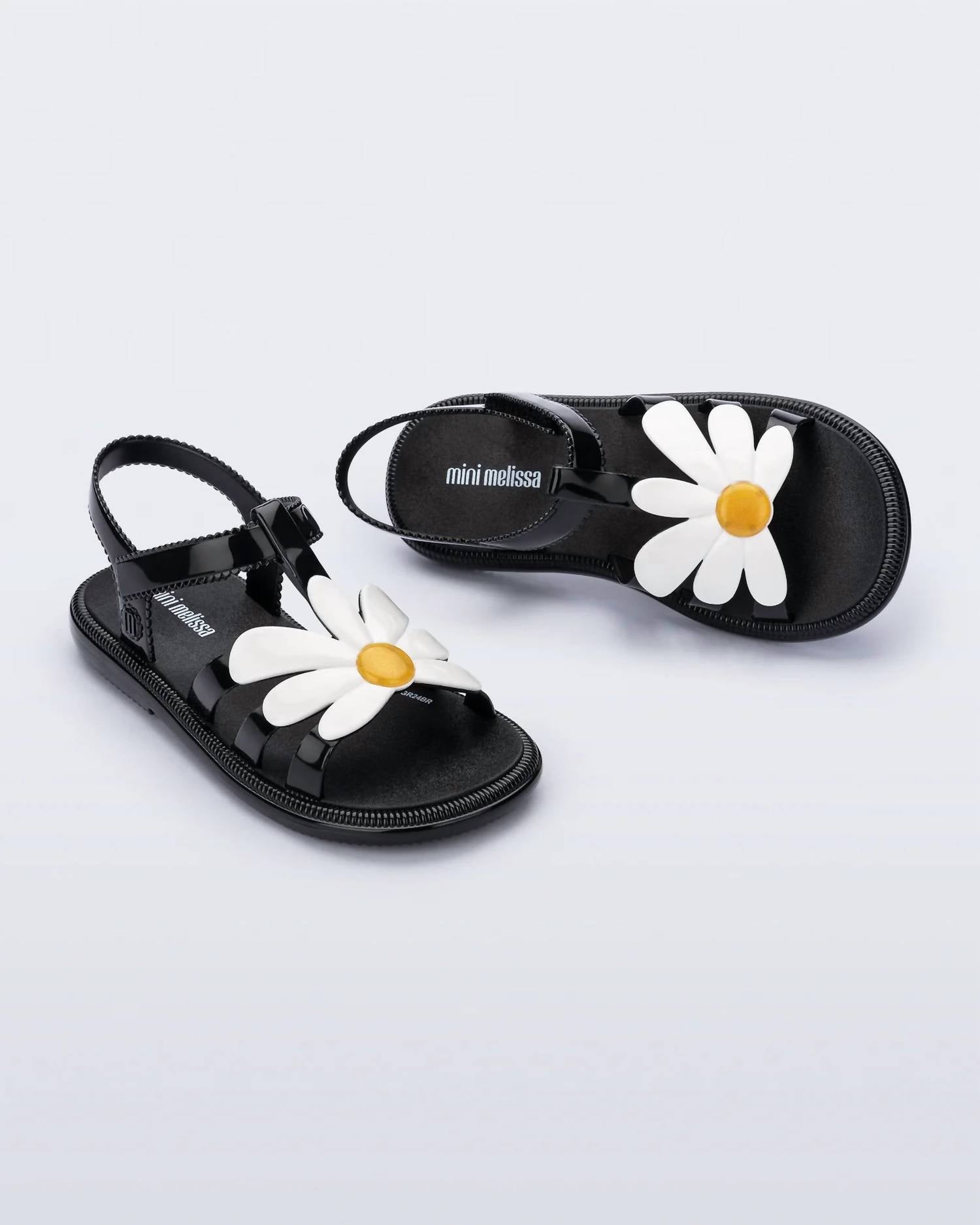 Mini Melissa - Girl's Hip Bloom Pearly Sandals