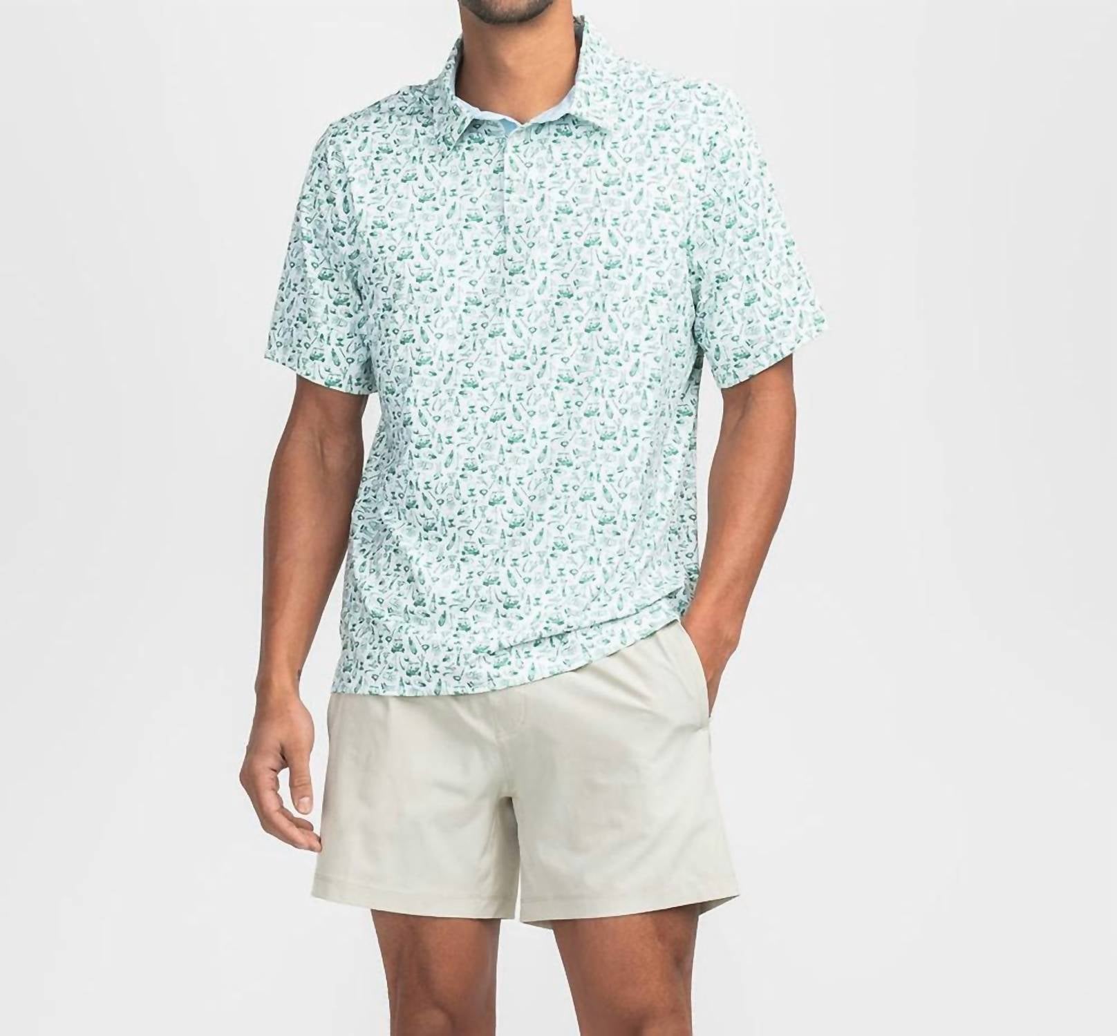 Southern Shirt Company - Tapped In Printed Polo Shirt