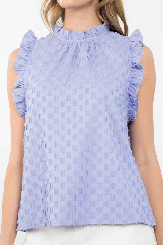 Thml - Abby Ruffle Sleeve Textured Top