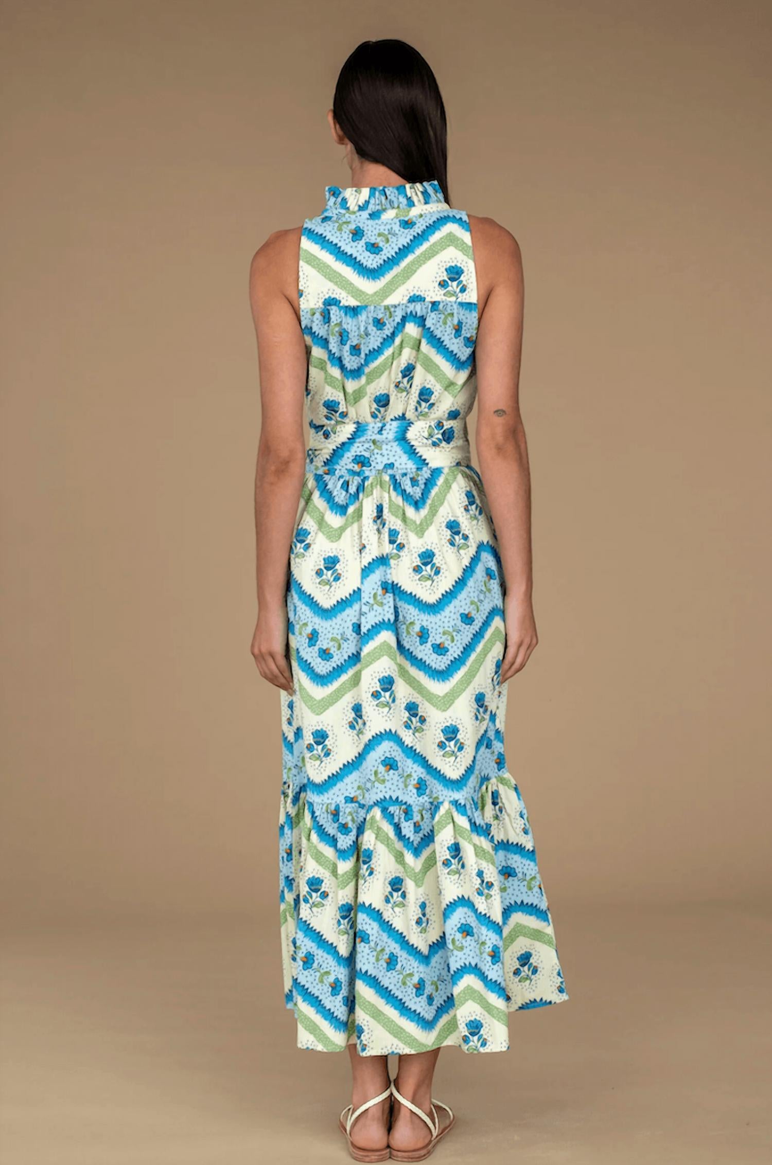 Elizabeth James The Label - Babs V-neck Midi Dress
