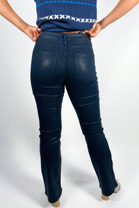 Lola Jeans - Billie High Rise Coated Bootcut Jeans