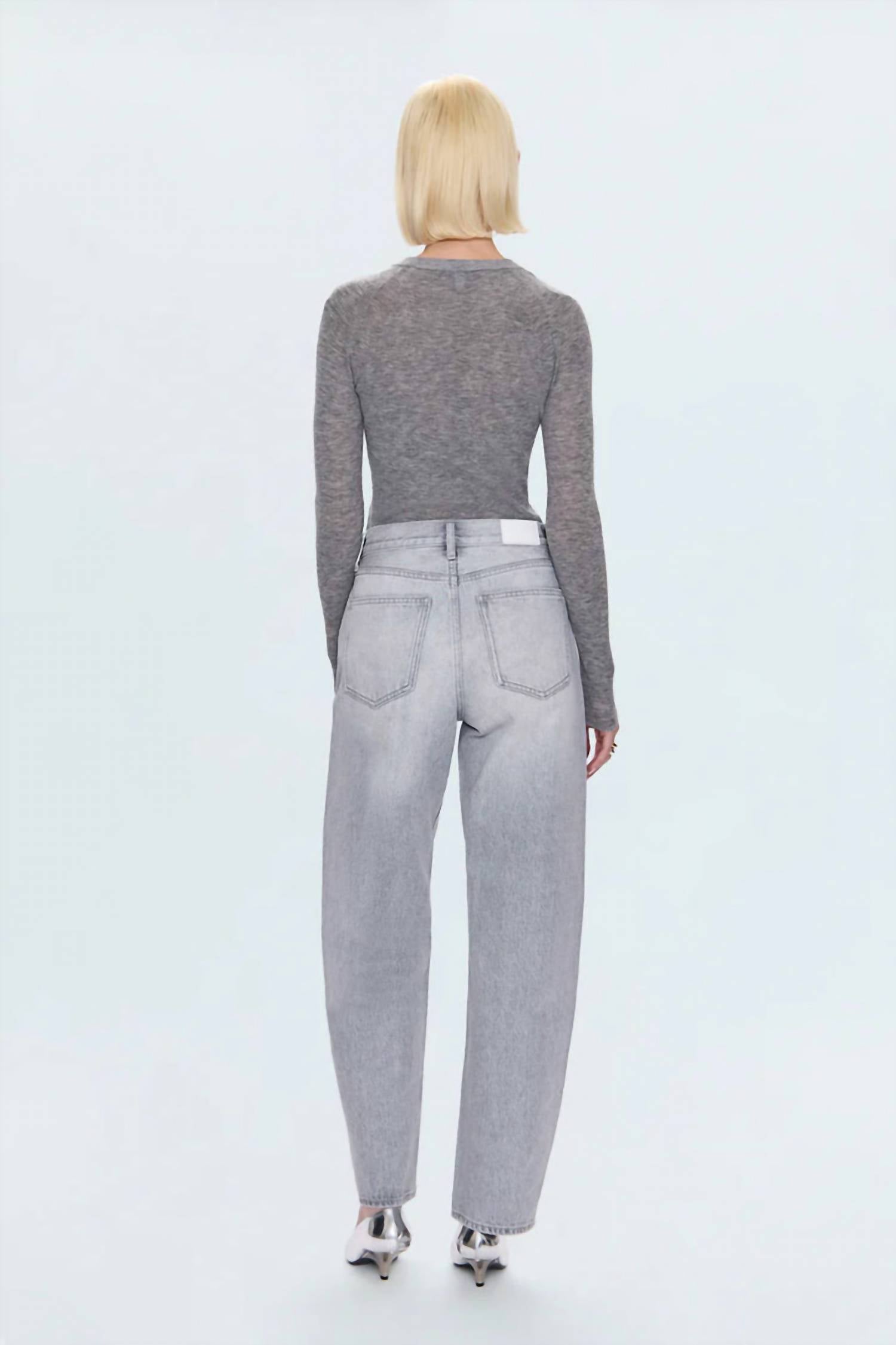 PISTOLA Wes High Rise Barrel Jeans in engima - women's jeans - view 5