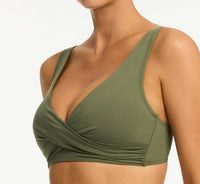Sea Level Australia - Parkland Cross Front Multi Fit Bikini Bra