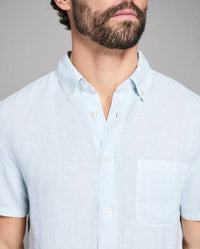 Billy Reid - Short Sleeve Linen Tuscumbia Shirt Button Down