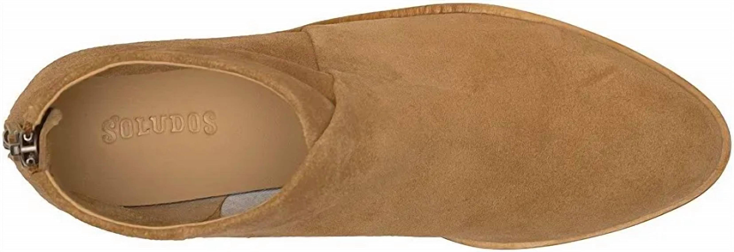 Soludos Women's VENETIAN Bootie in tan suede - women's shoe - view 5