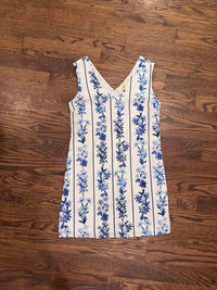 Anna Cate WOMEN'S KAYLOR DRESS in blue floral stripe - women's dress