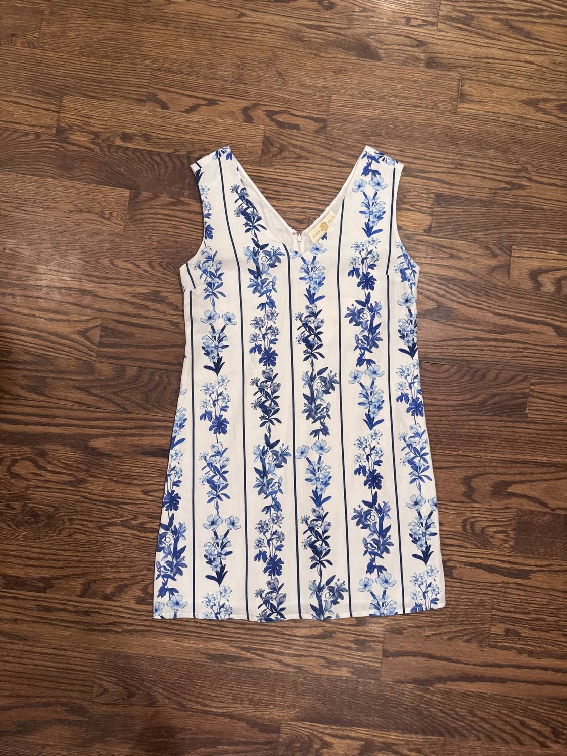 Anna Cate WOMEN'S KAYLOR DRESS in blue floral stripe - women's dress