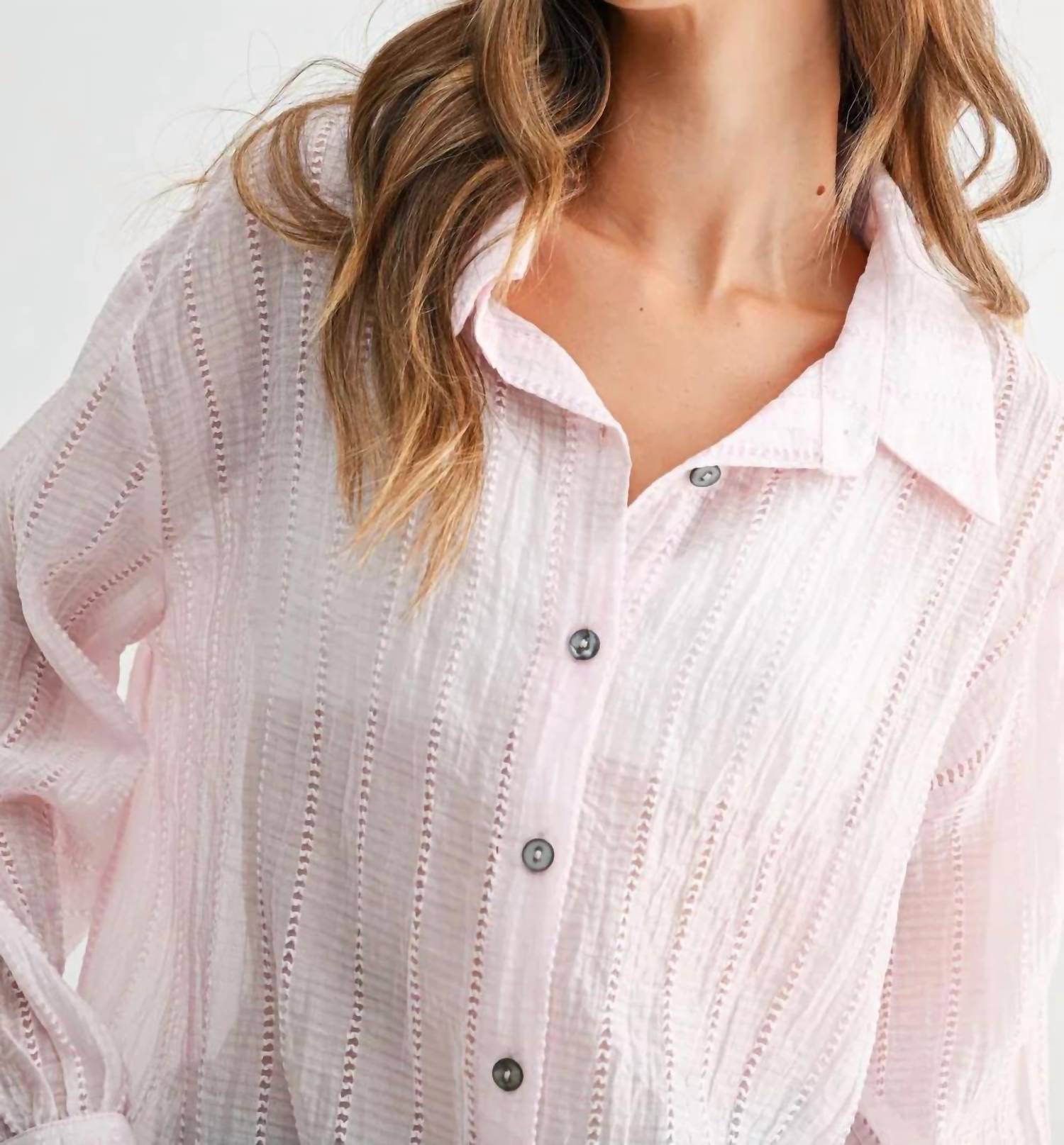 Joh - Jennah Lightweight Button-front Top