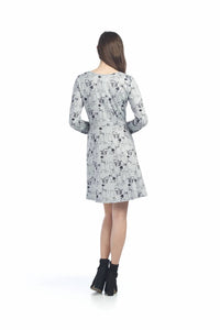Papillon - Cat Print Sweater Dress