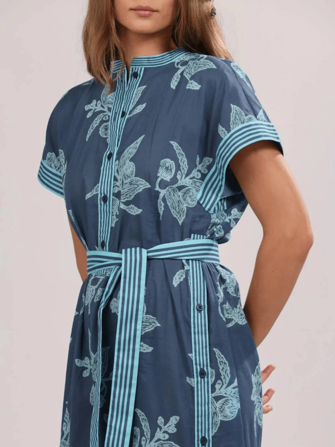 Las Sureñas - Fragola Long Tunic Midi Dress