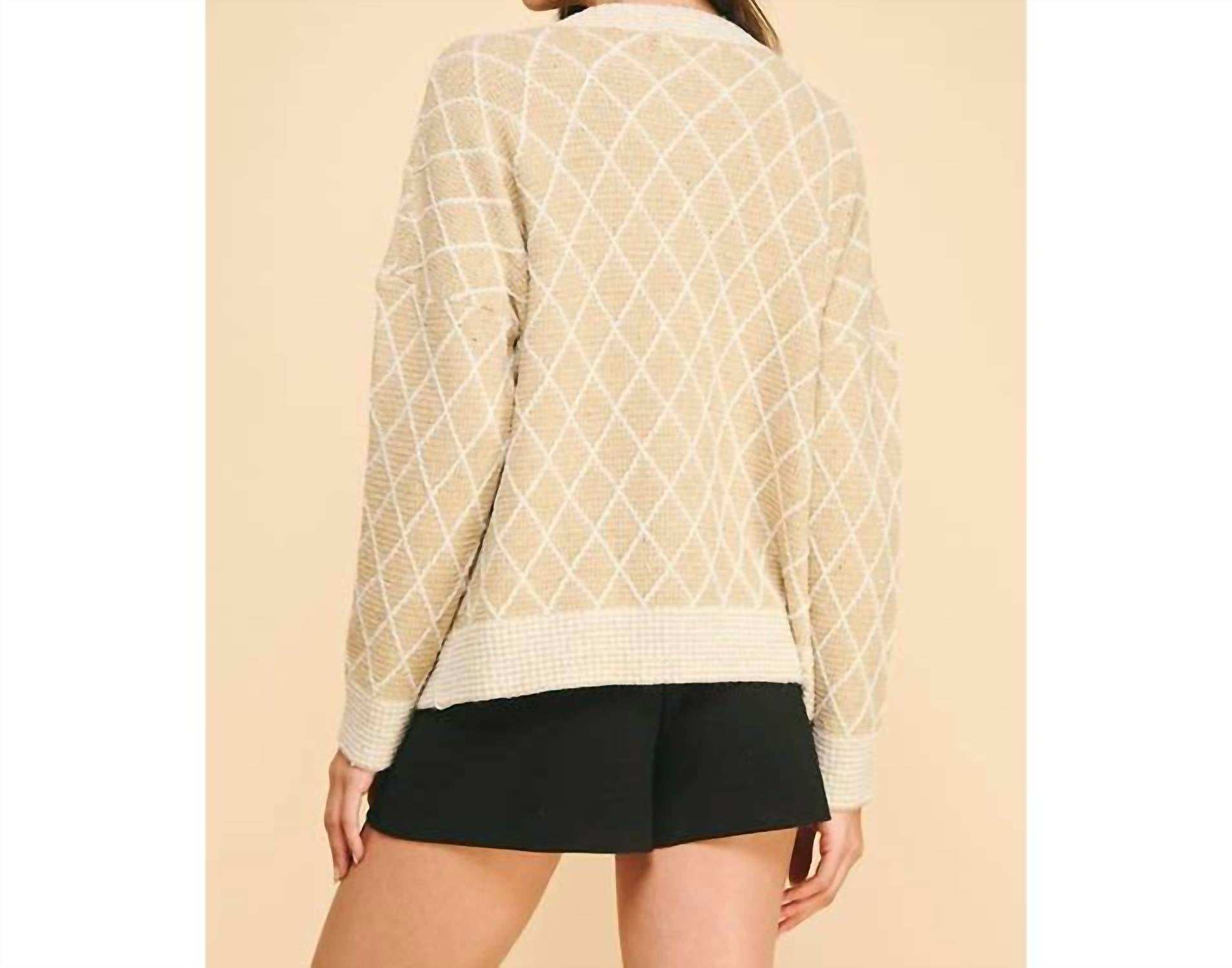 Pinch - Rhea Diamond Cardigan