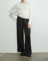 Aaron & Amber - Crinkle Satin Pants