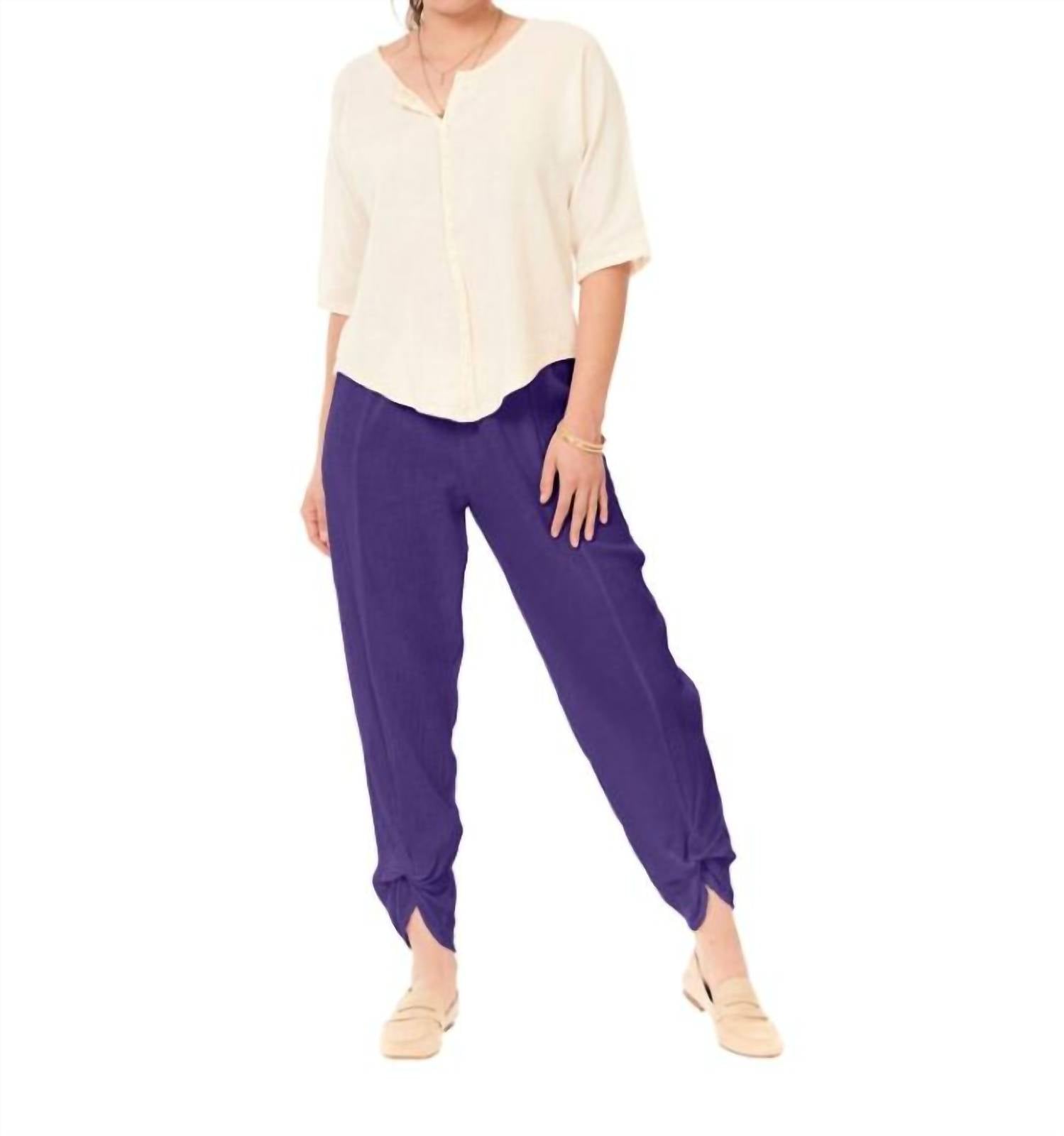 Oh My Gauze! Zoey Pant in grape - women's pants