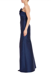 Badgley Mischka - Strapless Sweetheart Bow A-line Gown
