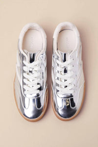 STEVE MADDEN Women's Giia Tennis Sneakers in silver - women's sneaker - view 4