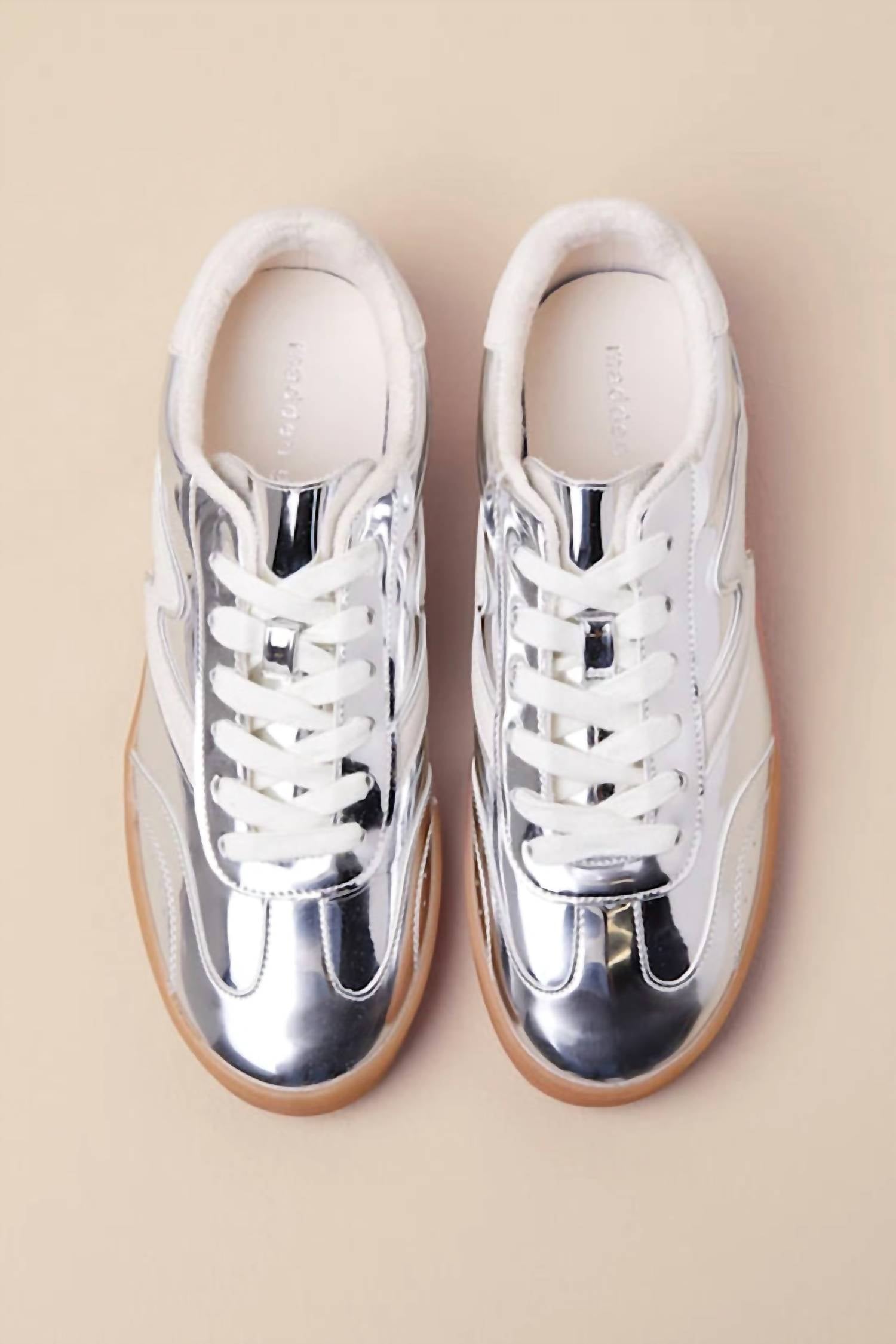 STEVE MADDEN Women's Giia Tennis Sneakers in silver - women's sneaker - view 4