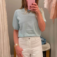 Sprwmn - Short Sleeve Raglan Cashmere Sweater