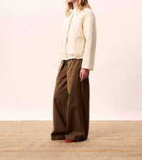 FRNCH Niara Quilted Jacket in creme - women's jacket - view 4