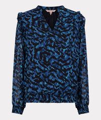 Esqualo - Wilda Wild Celebration Smock Blouse