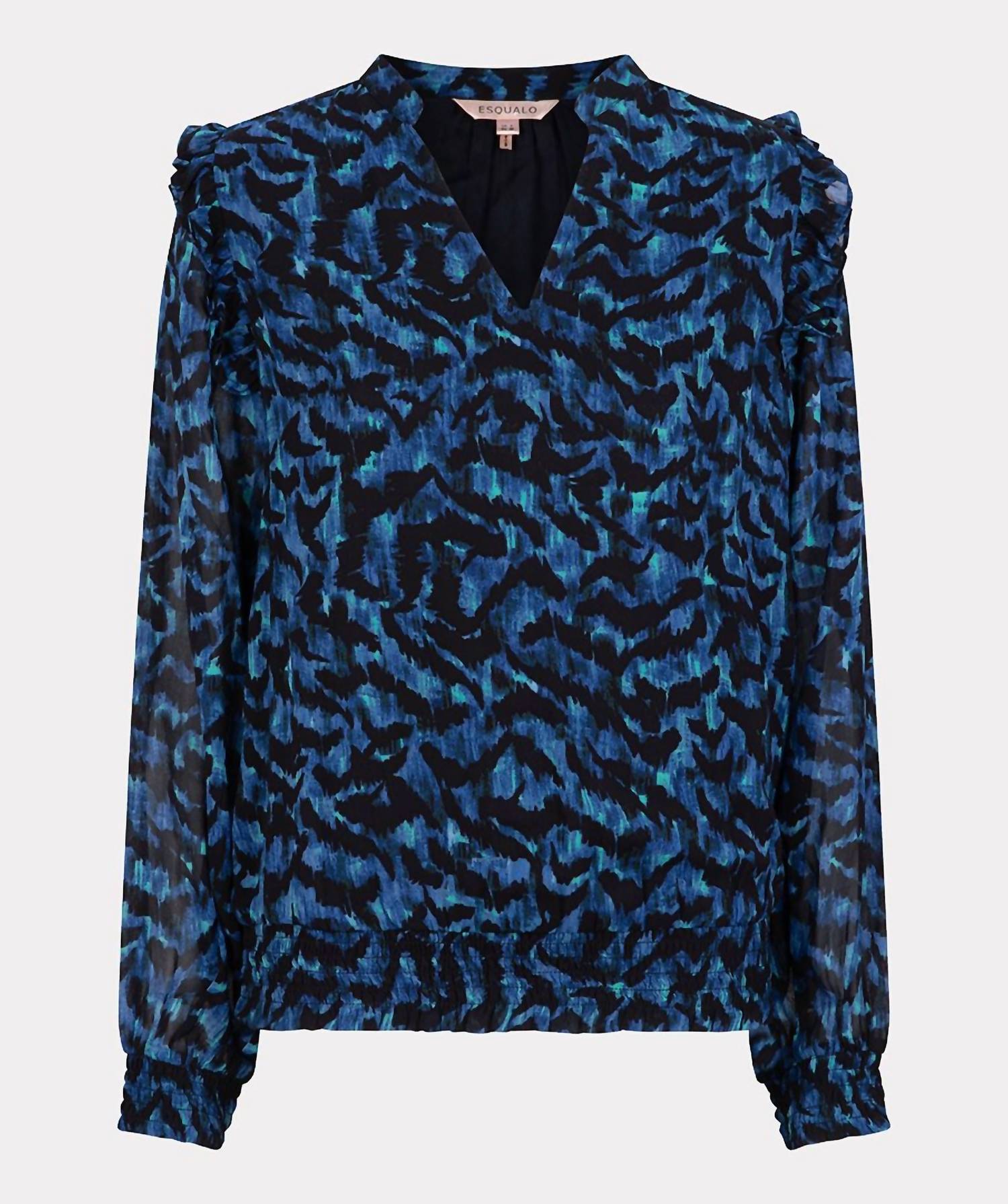 Esqualo - Wilda Wild Celebration Smock Blouse