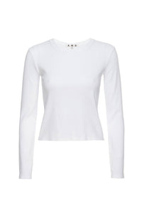 Amo - Slim Rib Long Sleeve Tee