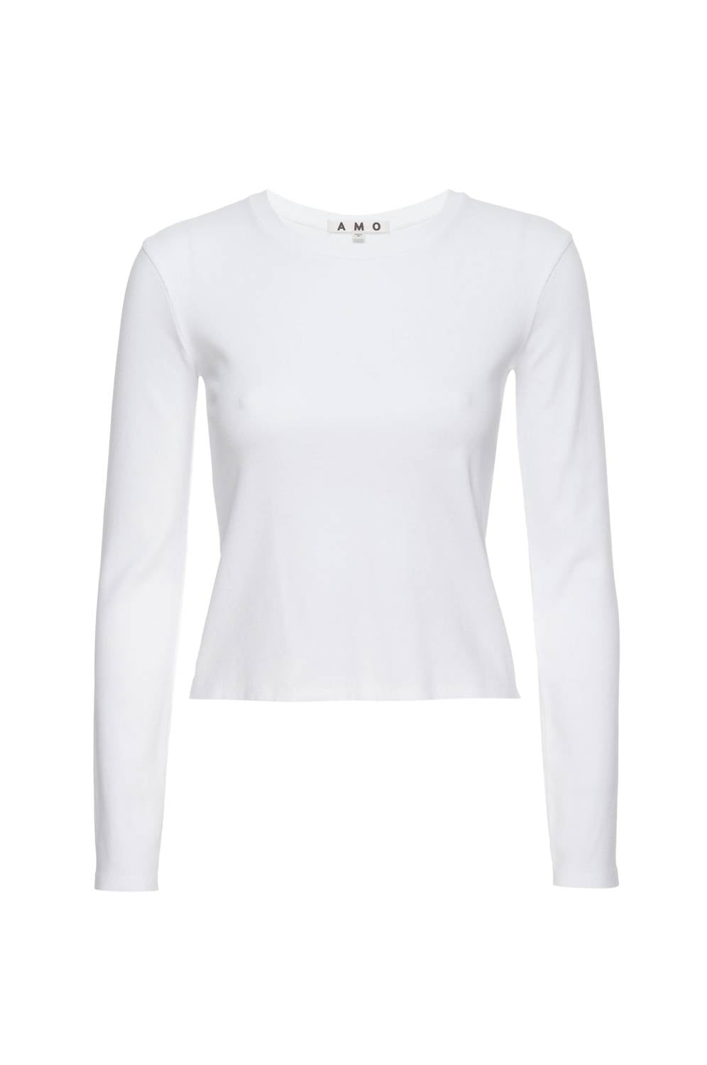 Amo - Slim Rib Long Sleeve Tee