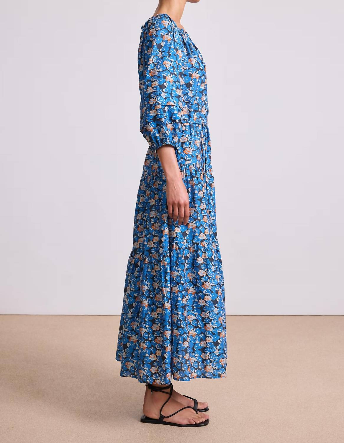 Apiece Apart - Long Sleeve Uva V Neck Dress