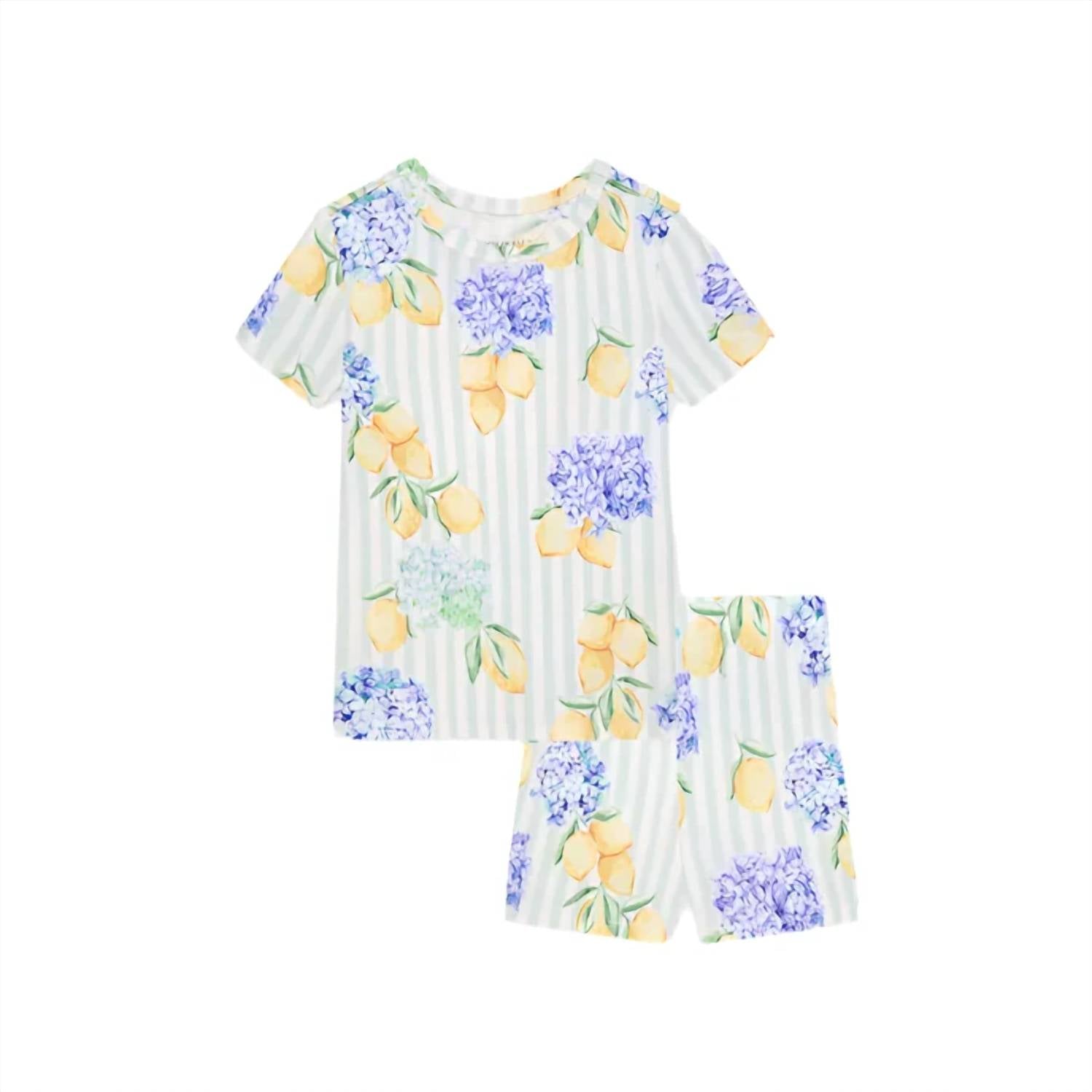 Posh Peanut - Girls Nicola Classic Pajama Short Set