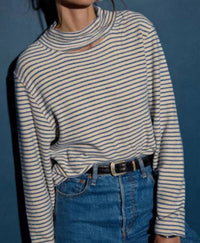 Nation Ltd - Delphine Mock Neck Sweatshirt