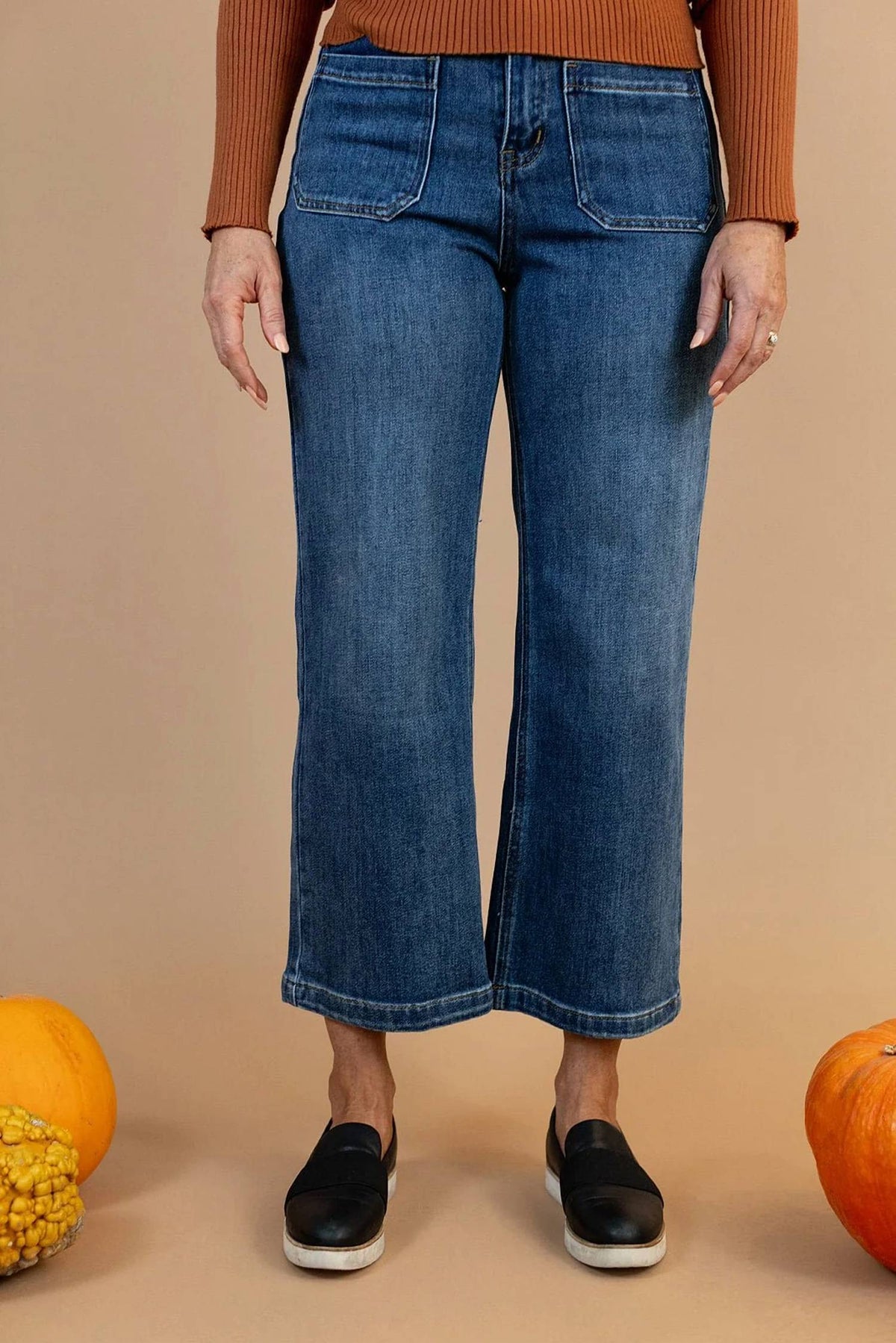 Tea N Rose - Women's Tori Wide Leg Denim Jeans