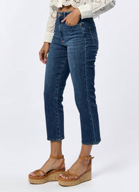 Dear John Denim - Frankie Straight Leg High Rise Jeans Iguaza