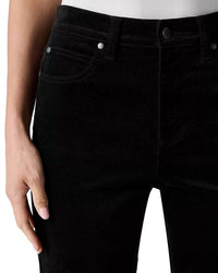 Eileen Fisher - Velveteen High Rise Ankle Slim Jeans