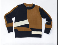 Kathie K - Textured Long Sleeve Knit Sweater