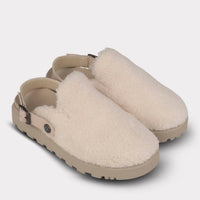 Mykos Women's Lilah Slip-on Travel Mule in white taupe - women's shoe - view 8