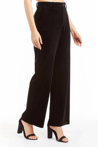 Tractr - Velvet Wide Leg Pants