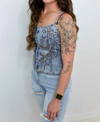 Blue B - Smocked Tank Top