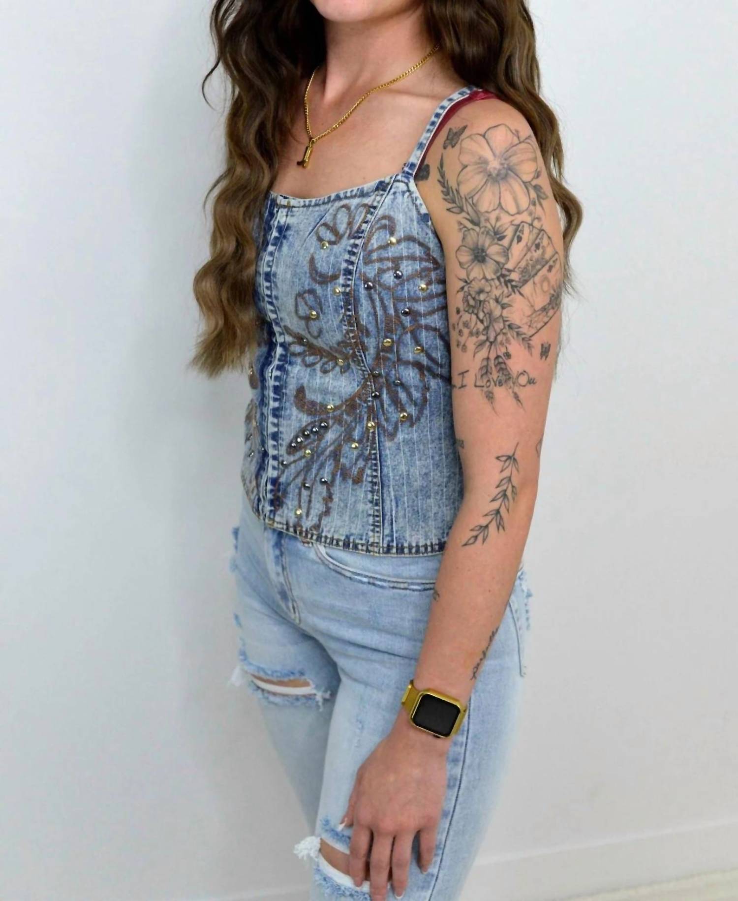 Blue B - Smocked Tank Top