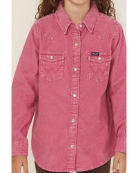 Wrangler - Girls Corduroy Shirt Jacket