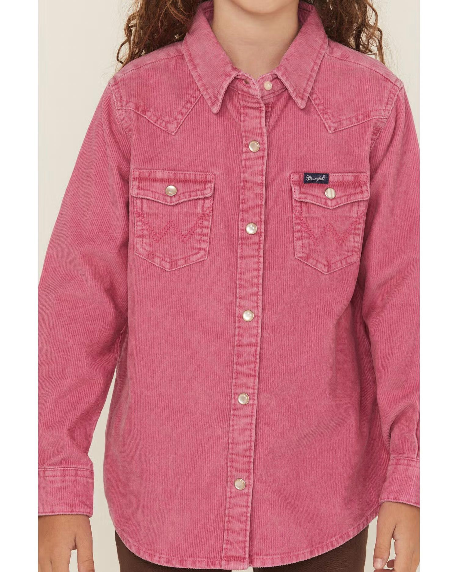 Wrangler - Girls Corduroy Shirt Jacket