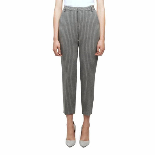 L'Agence - Ludivine Stripe Crop Trousers