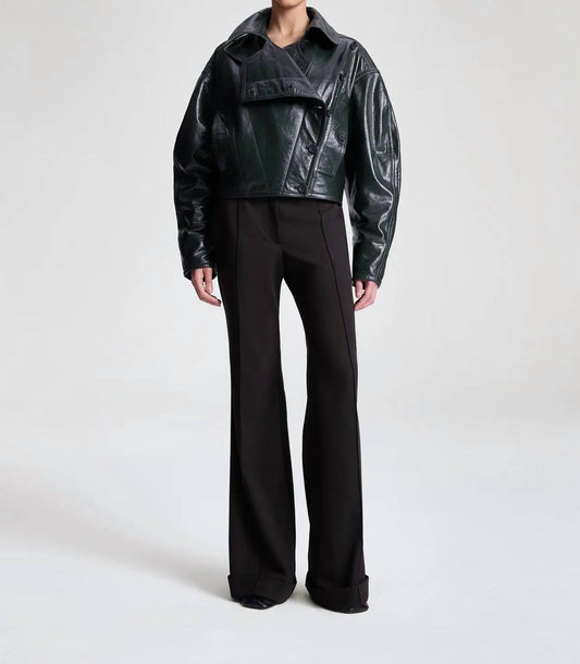 A.L.C. - Tailored Pin Tuck Crease Trousers