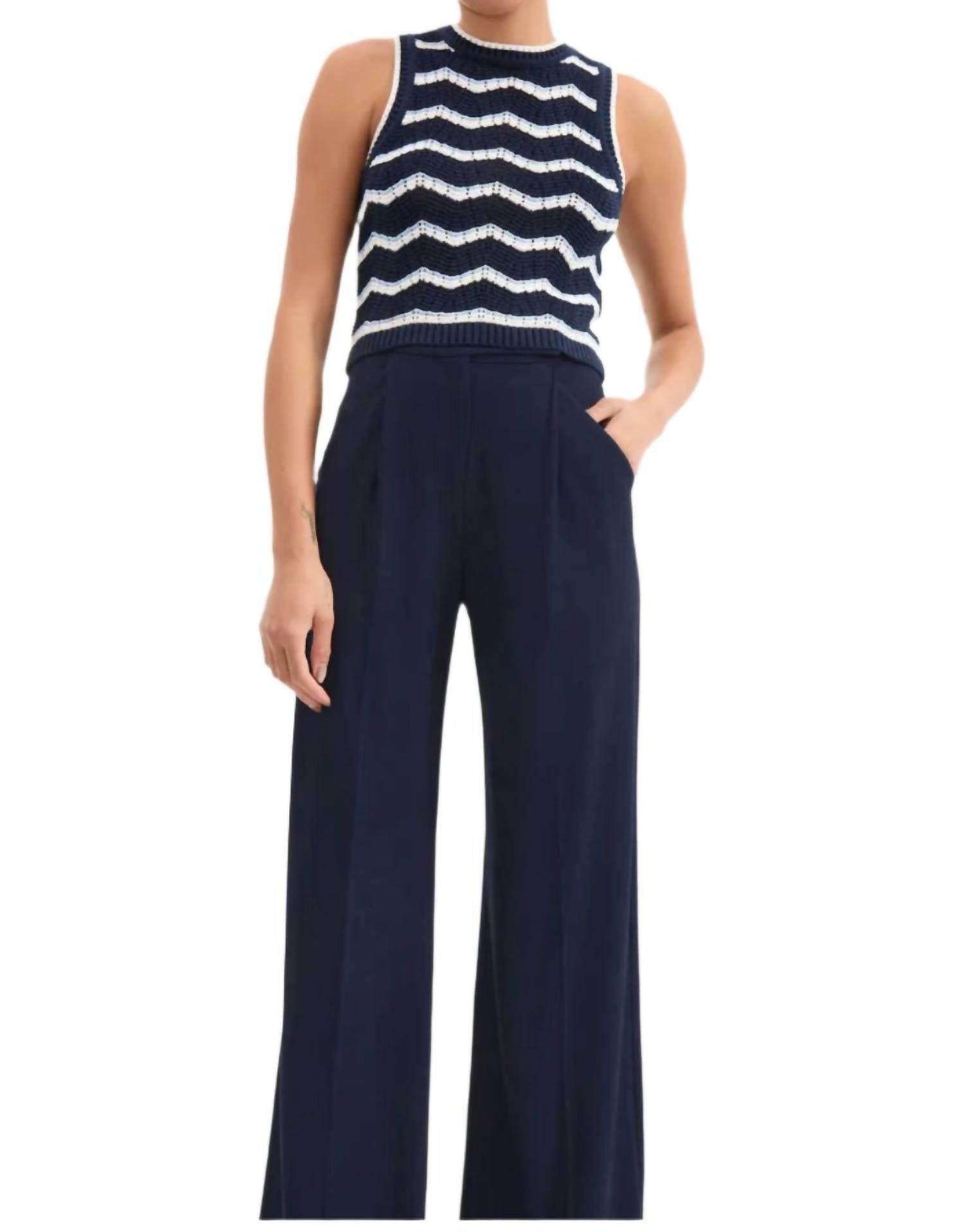 Veronica Beard - Cropped Jerrel Knit Tank Top