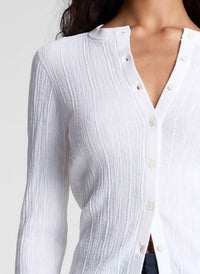A.L.C. - Fisher Fine Cotton Cardigan Top