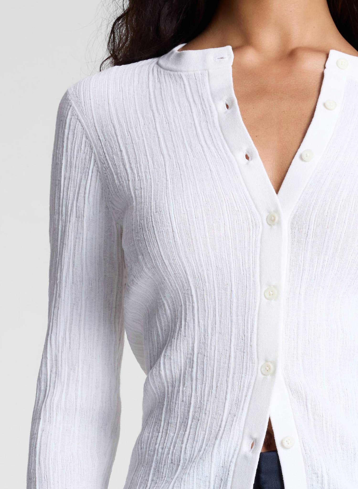 A.L.C. - Fisher Fine Cotton Cardigan Top