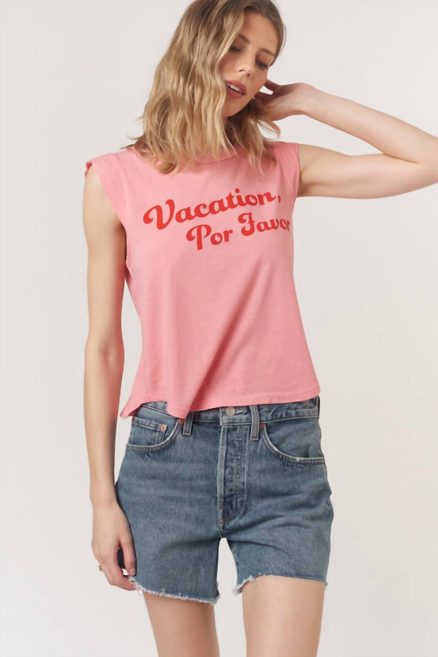 Project Social T - Vacation Por Favor Tank Top